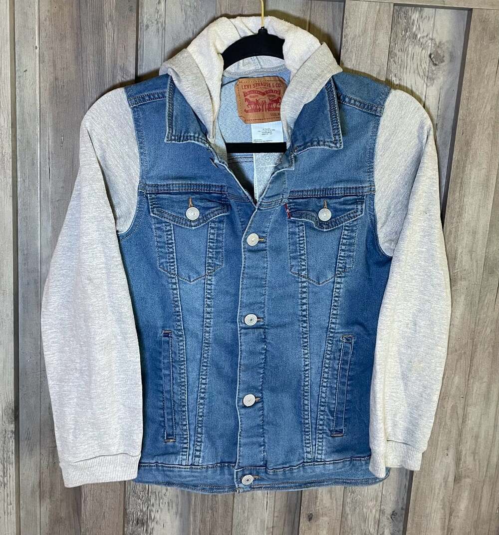Levi's Hooded Denim Jacket Size XL